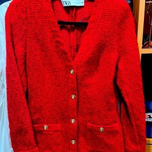 Zara mini red dress